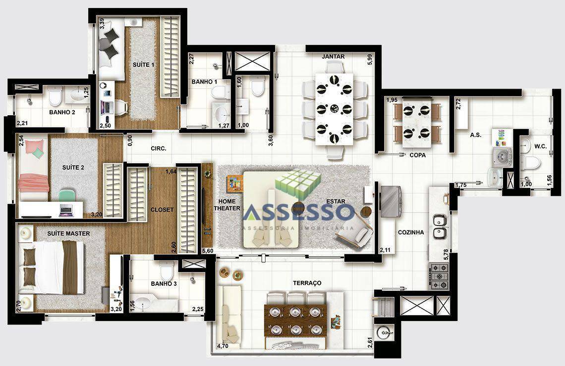 Cobertura à venda com 3 quartos, 175m² - Foto 73