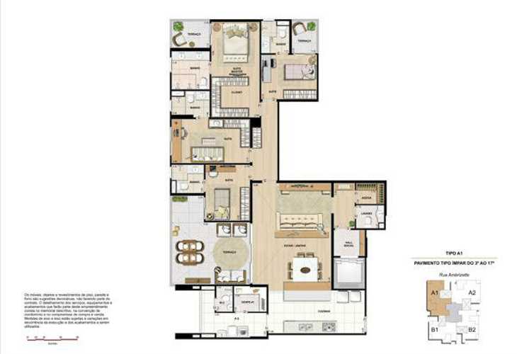 Apartamento à venda com 4 quartos, 355m² - Foto 2