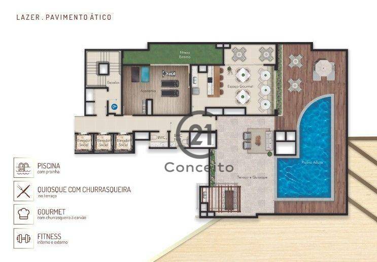 Apartamento à venda com 2 quartos, 79m² - Foto 2