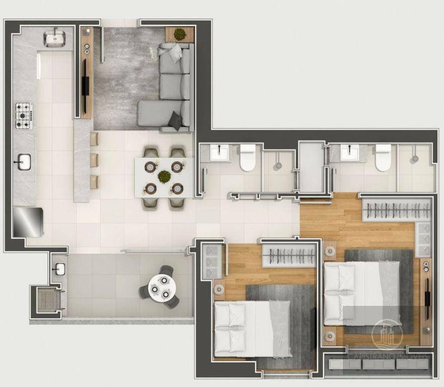 Apartamento à venda com 2 quartos, 73m² - Foto 23