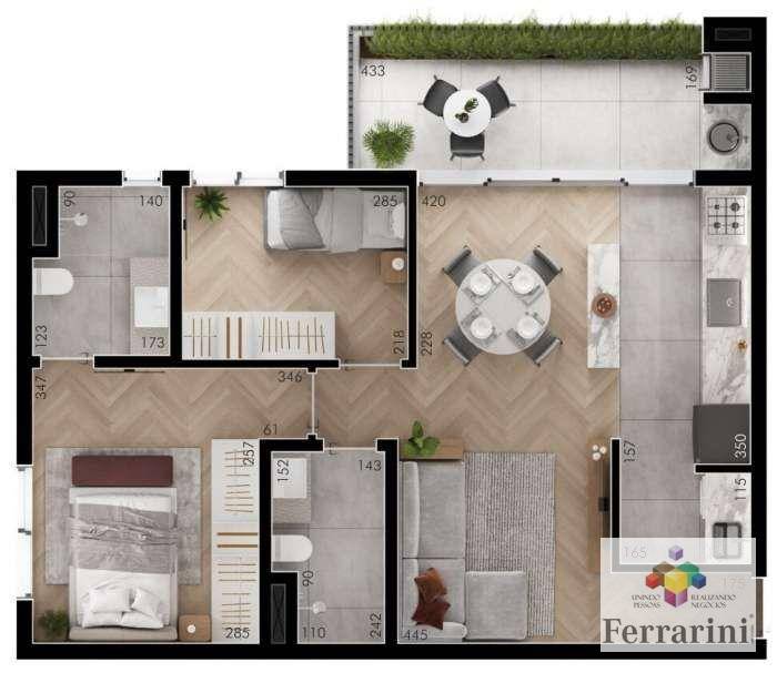 Apartamento à venda com 2 quartos, 66m² - Foto 26