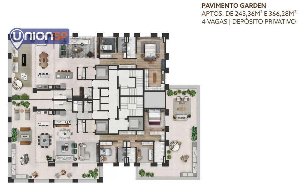 Apartamento à venda com 3 quartos, 192m² - Foto 10