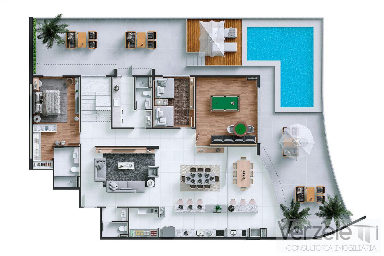 Cobertura à venda com 3 quartos, 304m² - Foto 6