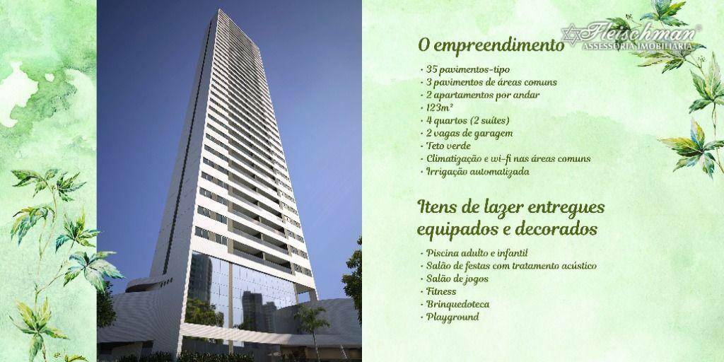 Apartamento à venda com 4 quartos, 123m² - Foto 2