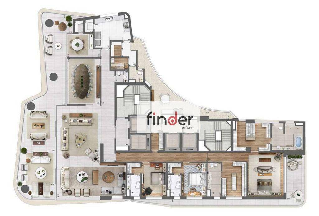 Apartamento à venda com 4 quartos, 564m² - Foto 72