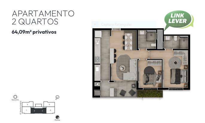 Apartamento à venda com 2 quartos, 64m² - Foto 13