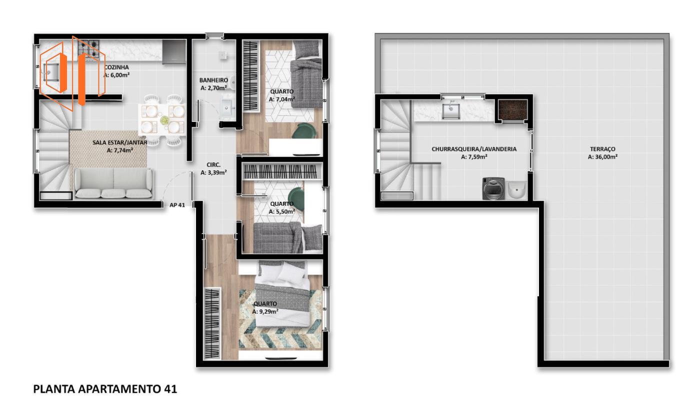 Cobertura à venda com 3 quartos, 103m² - Foto 15