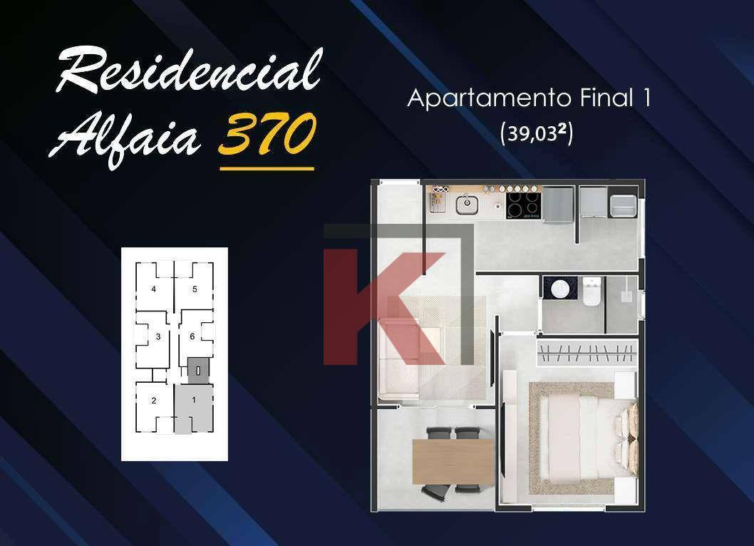 Apartamento à venda com 1 quarto, 35m² - Foto 18