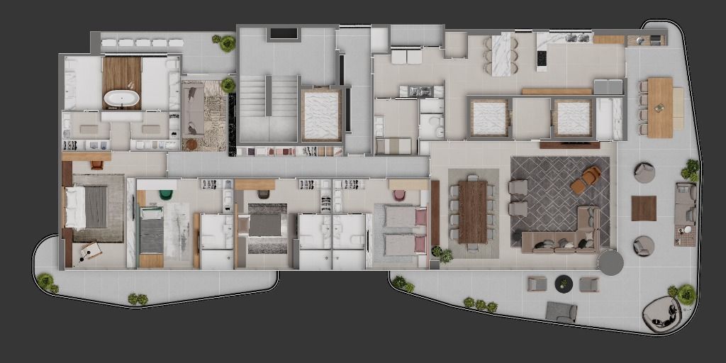 Apartamento à venda com 4 quartos, 353m² - Foto 19