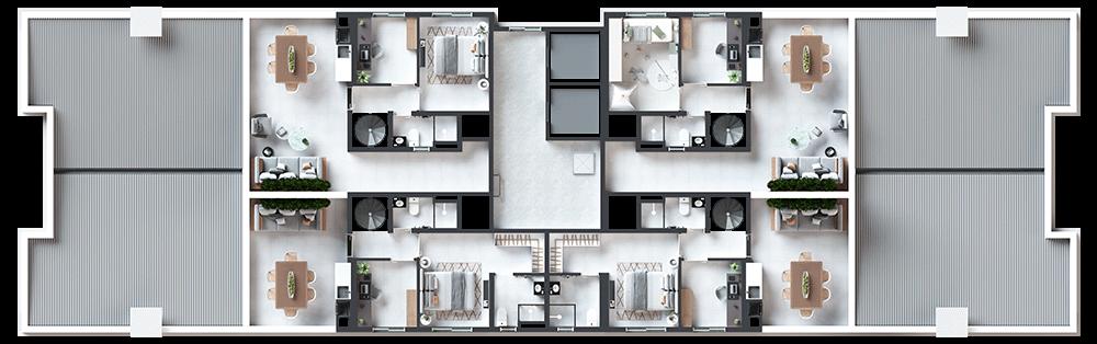 Apartamento à venda com 2 quartos, 52m² - Foto 22