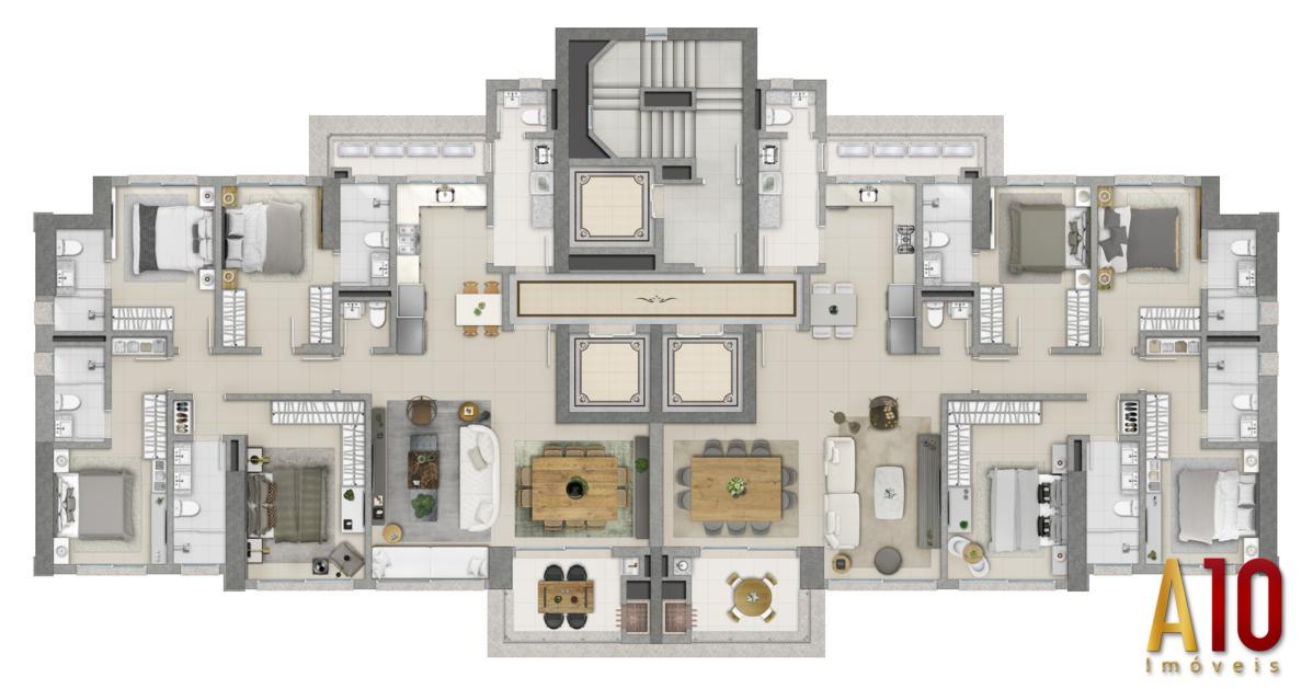 Apartamento à venda com 4 quartos, 160m² - Foto 21