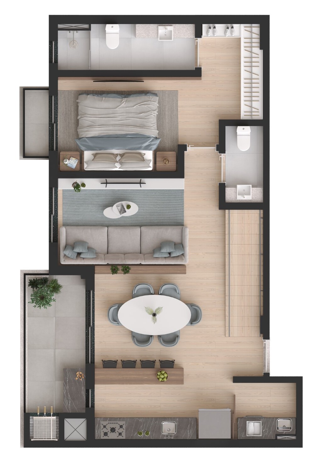 Apartamento à venda com 3 quartos, 98m² - Foto 38