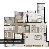 Apartamento à venda com 3 quartos, 166m² - Foto 2