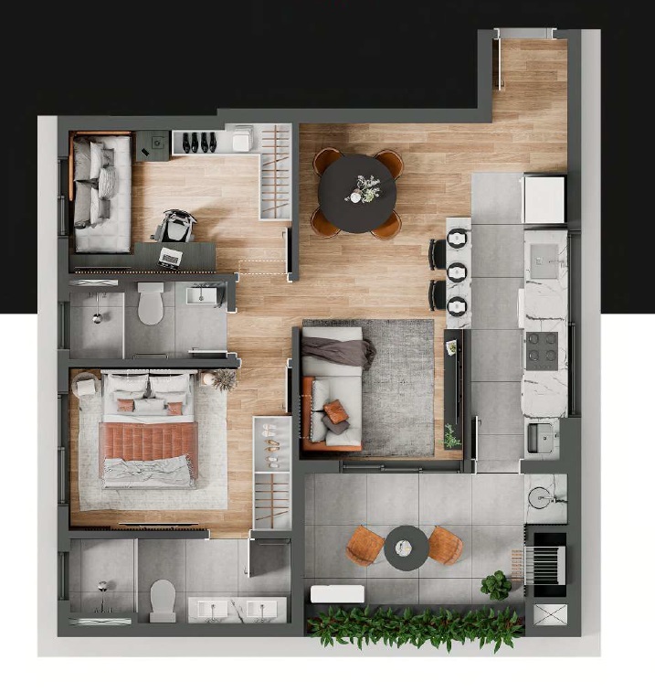 Apartamento à venda com 2 quartos, 5942m² - Foto 14