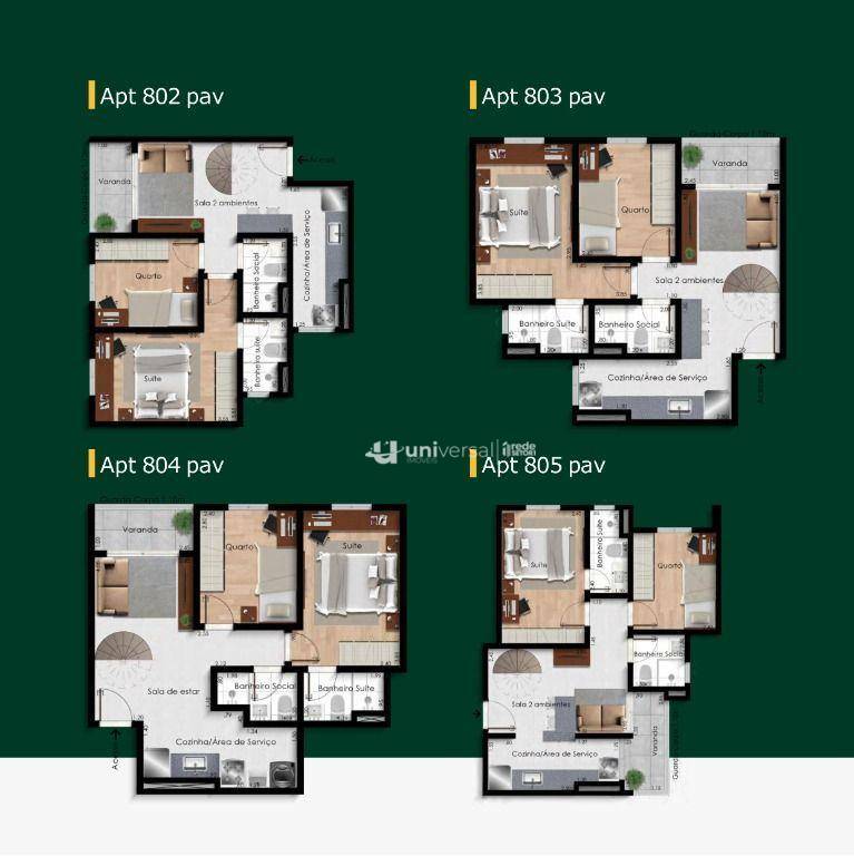 Apartamento à venda com 2 quartos, 48m² - Foto 7