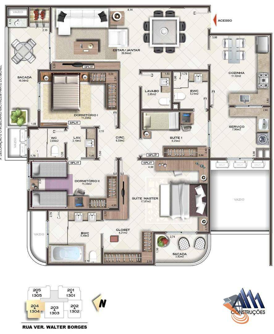 Apartamento à venda com 4 quartos, 155m² - Foto 22