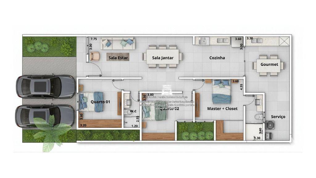 Casa de Condomínio, 3 quartos - Foto 5