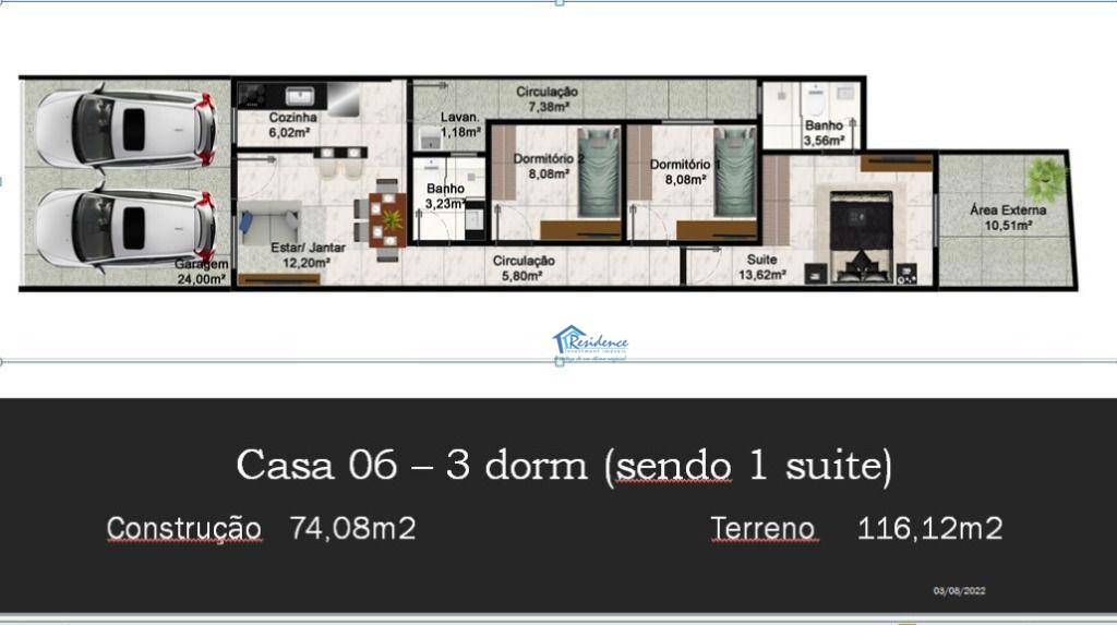 Casa à venda com 3 quartos, 85m² - Foto 9