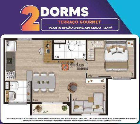 Apartamento à venda com 2 quartos, 37m² - Foto 40