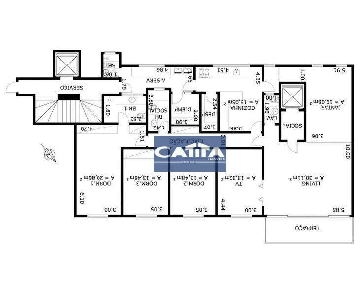 Apartamento à venda com 4 quartos, 210m² - Foto 31