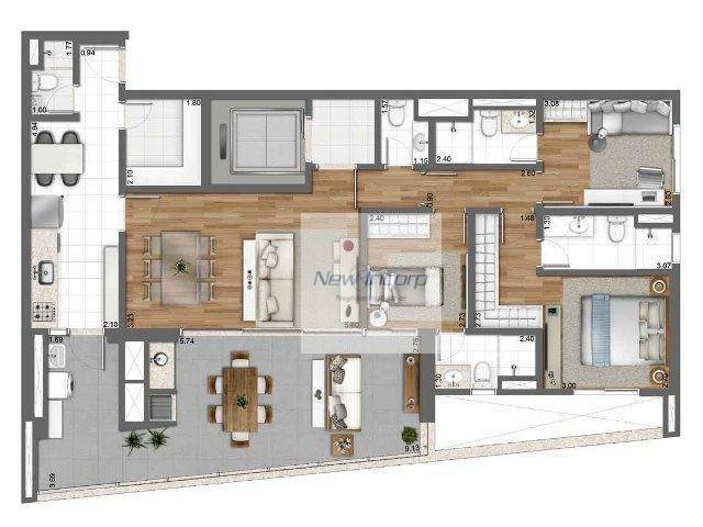 Apartamento à venda com 3 quartos, 131m² - Foto 44