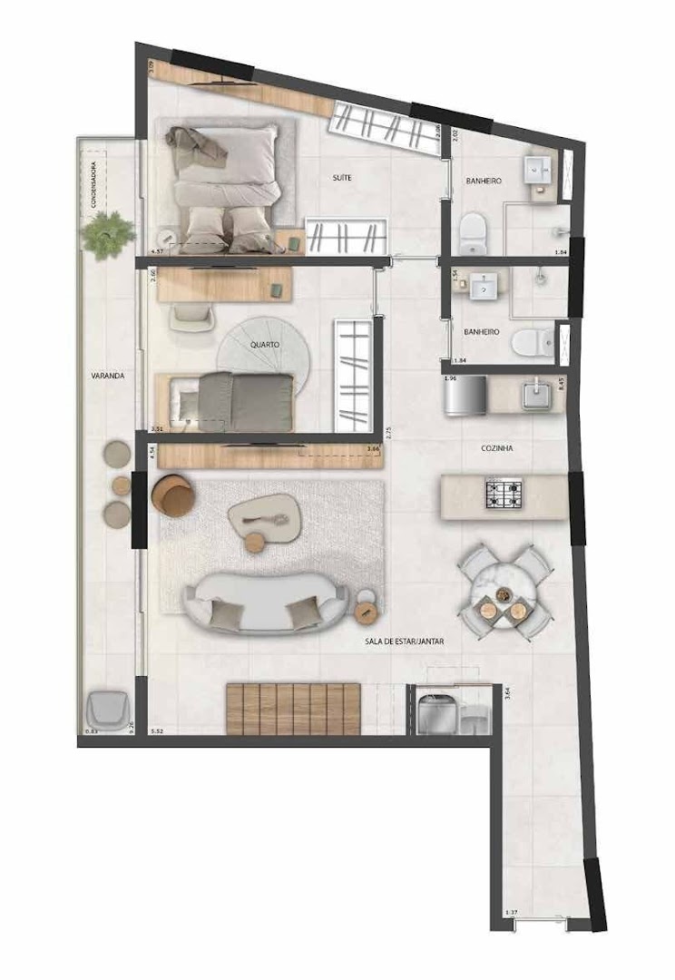 Apartamento à venda com 2 quartos, 87m² - Foto 24