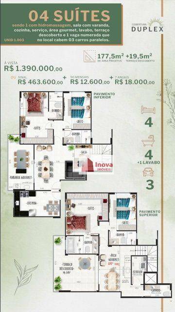 Cobertura à venda com 4 quartos, 190m² - Foto 6