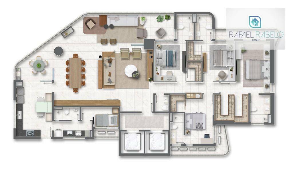 Apartamento à venda com 3 quartos, 174m² - Foto 46