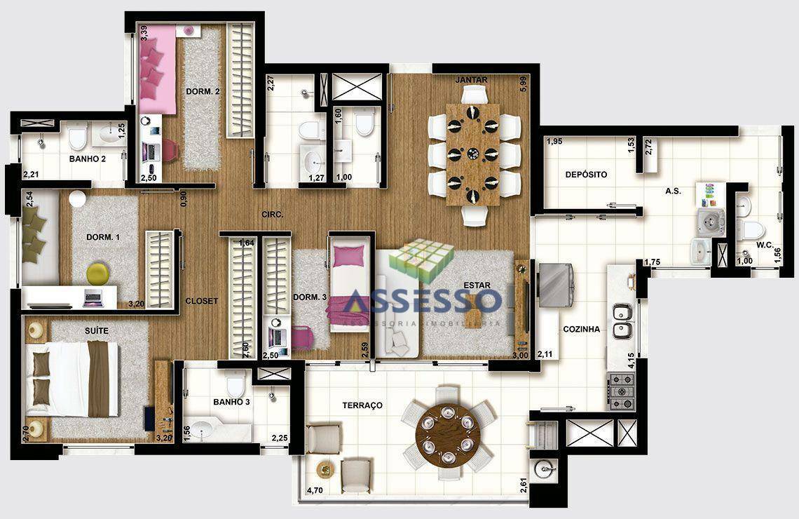 Cobertura à venda com 3 quartos, 175m² - Foto 72