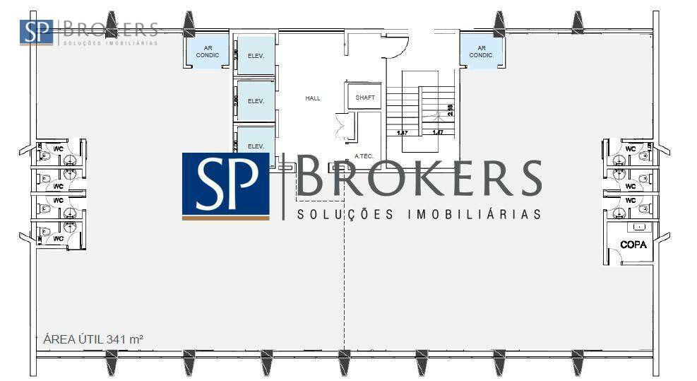 Conjunto Comercial-Sala para alugar, 341m² - Foto 6