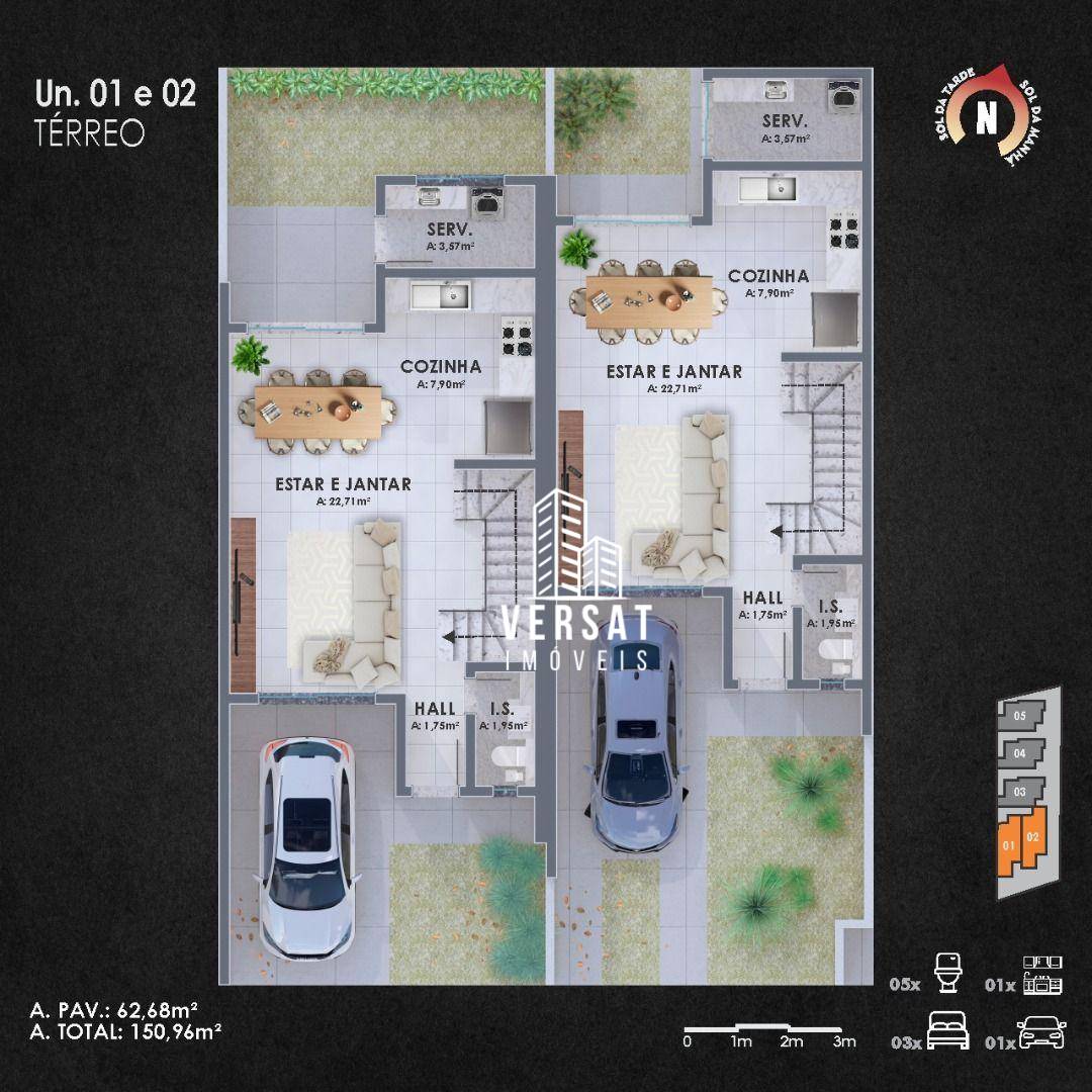 Sobrado, 3 quartos, 150 m² - Foto 4