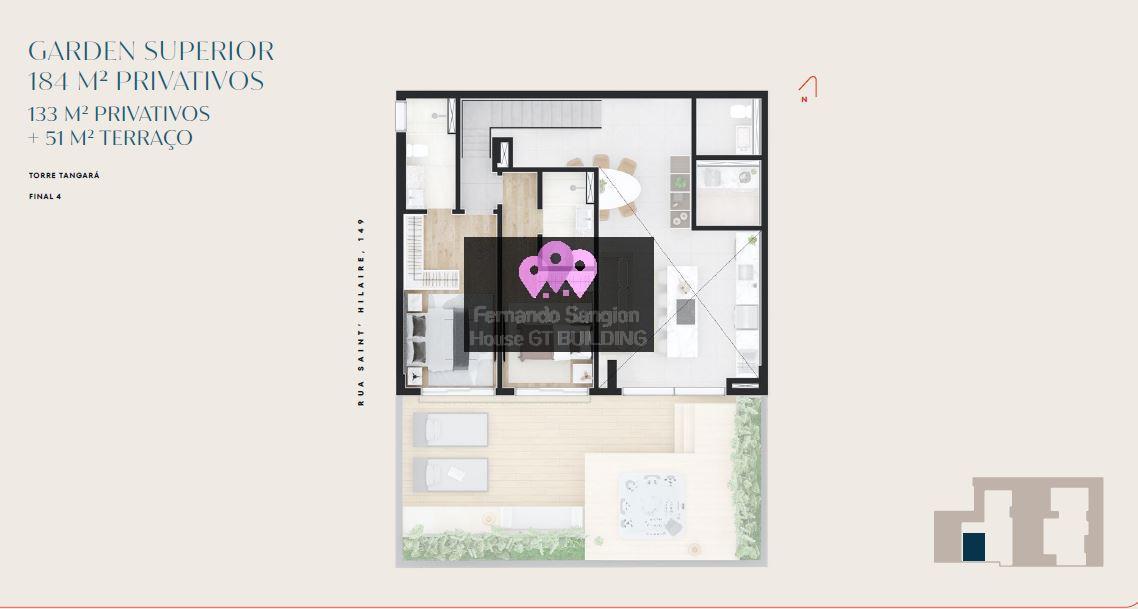 Apartamento à venda com 3 quartos, 184m² - Foto 7