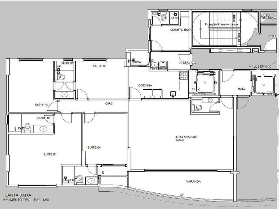 Apartamento à venda com 4 quartos, 153m² - Foto 21