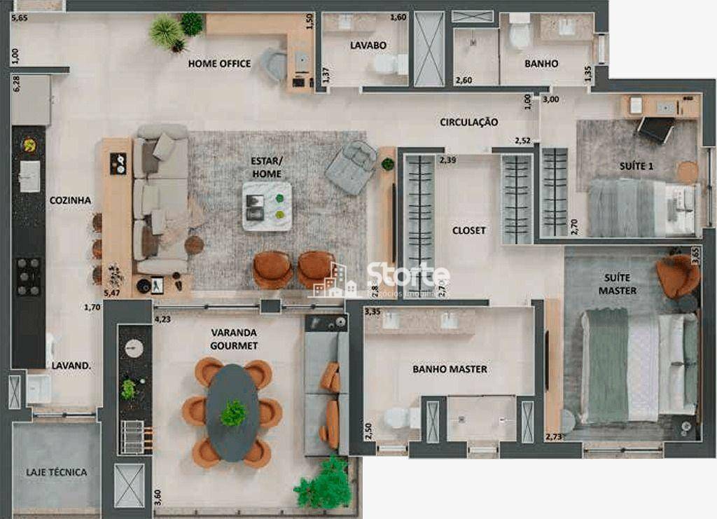 Apartamento à venda com 3 quartos, 95m² - Foto 25