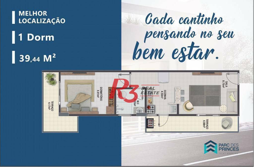 Apartamento à venda com 1 quarto, 40m² - Foto 41