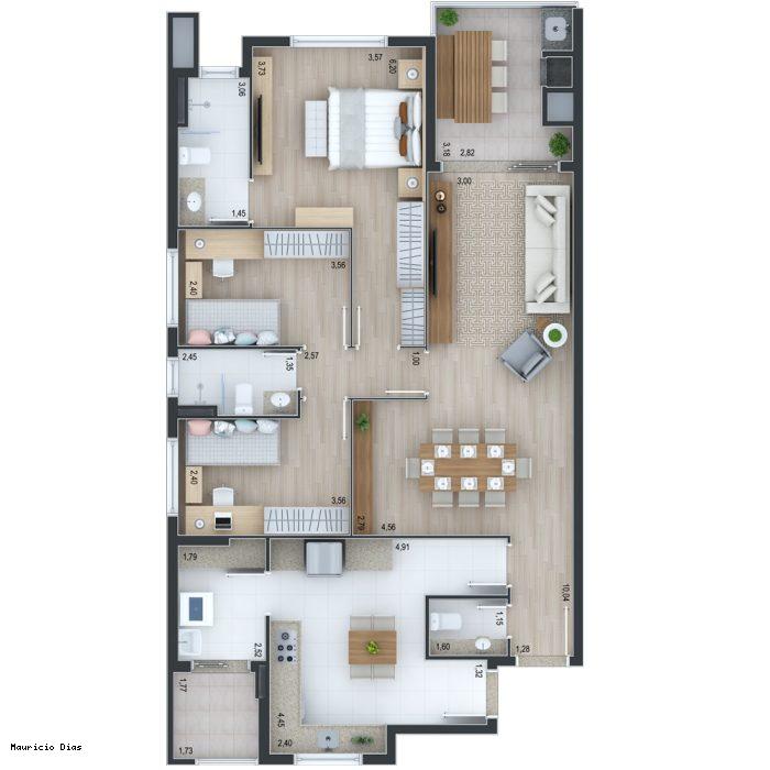 Apartamento à venda com 3 quartos, 128m² - Foto 17