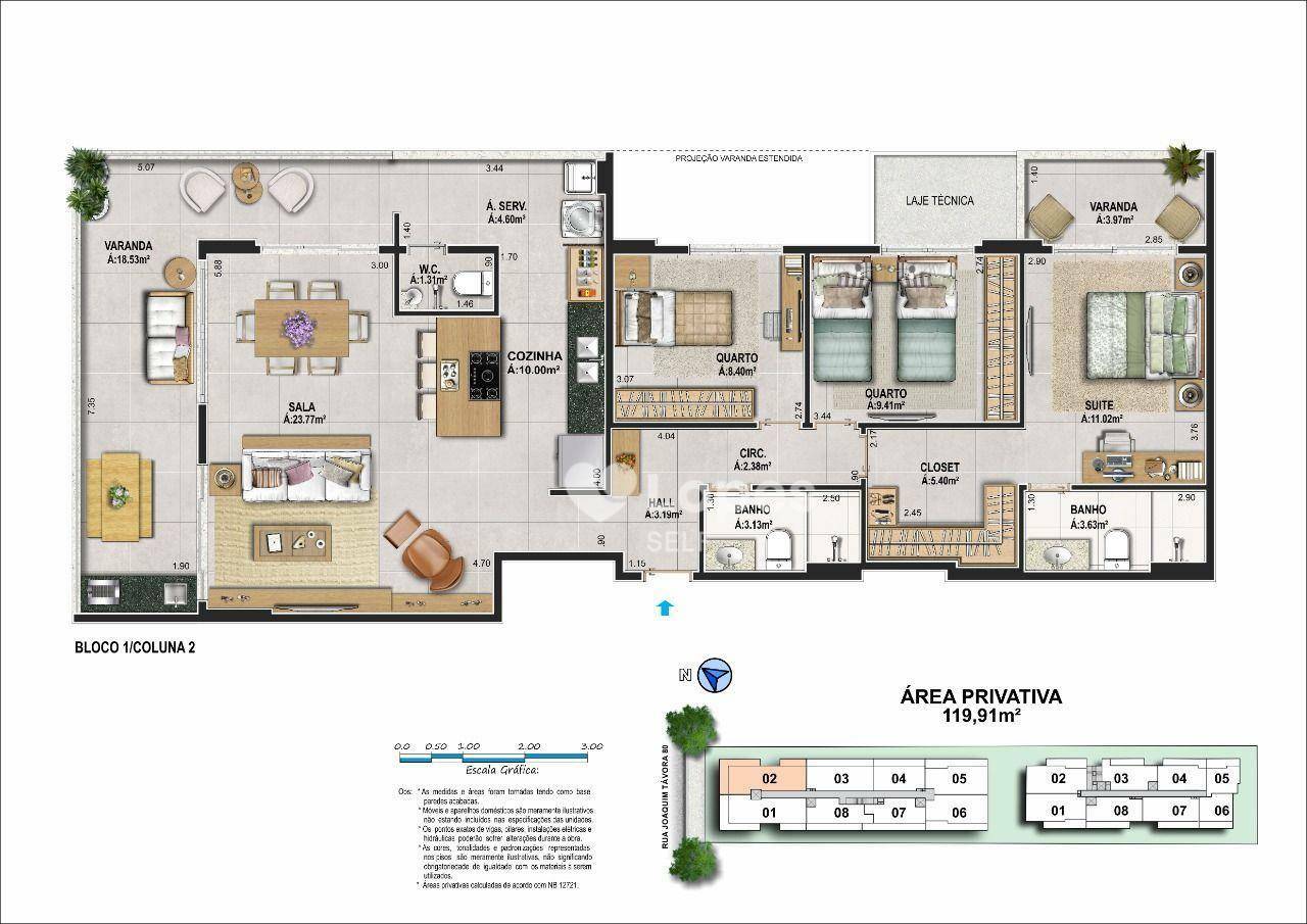 Apartamento à venda com 3 quartos, 126m² - Foto 37