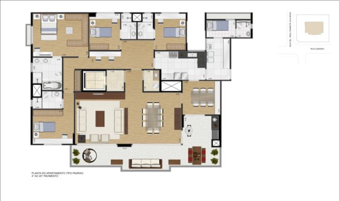 Apartamento à venda com 4 quartos, 226m² - Foto 11