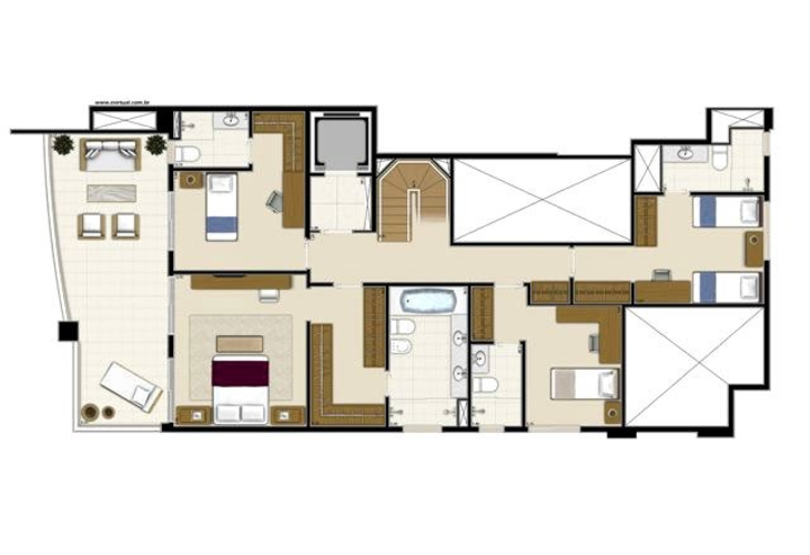 Apartamento à venda com 3 quartos, 185m² - Foto 9