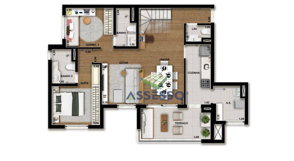 Cobertura à venda com 3 quartos, 175m² - Foto 74