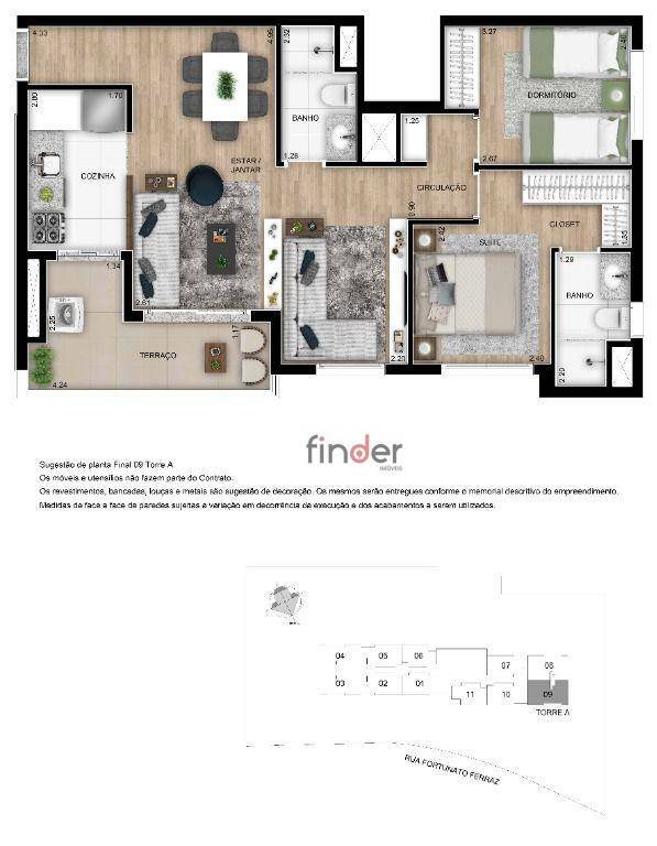 Apartamento à venda com 3 quartos, 67m² - Foto 23