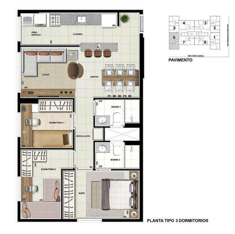 Apartamento à venda com 3 quartos, 117m² - Foto 20