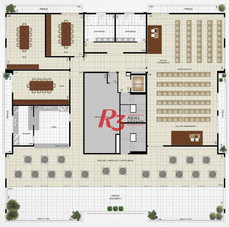Conjunto Comercial-Sala para alugar, 53m² - Foto 15