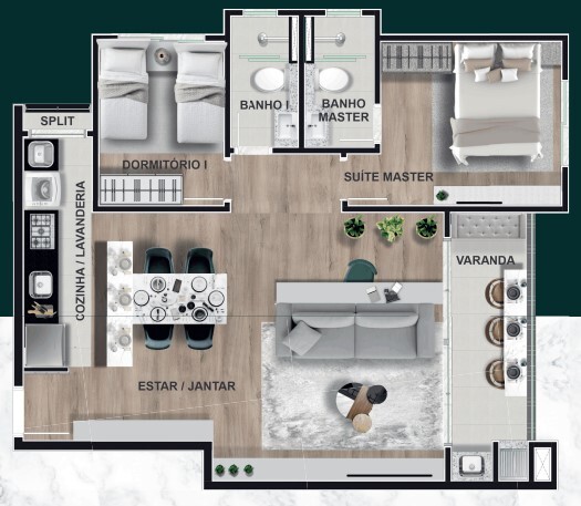 Apartamento à venda com 2 quartos, 48m² - Foto 25