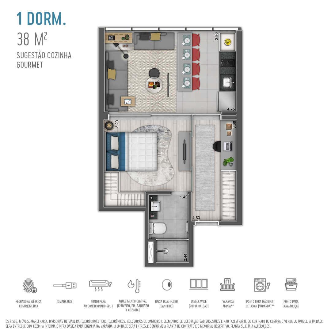 Apartamento à venda com 2 quartos, 2060m² - Foto 30