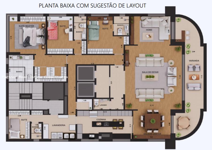 Apartamento à venda com 3 quartos, 295m² - Foto 45