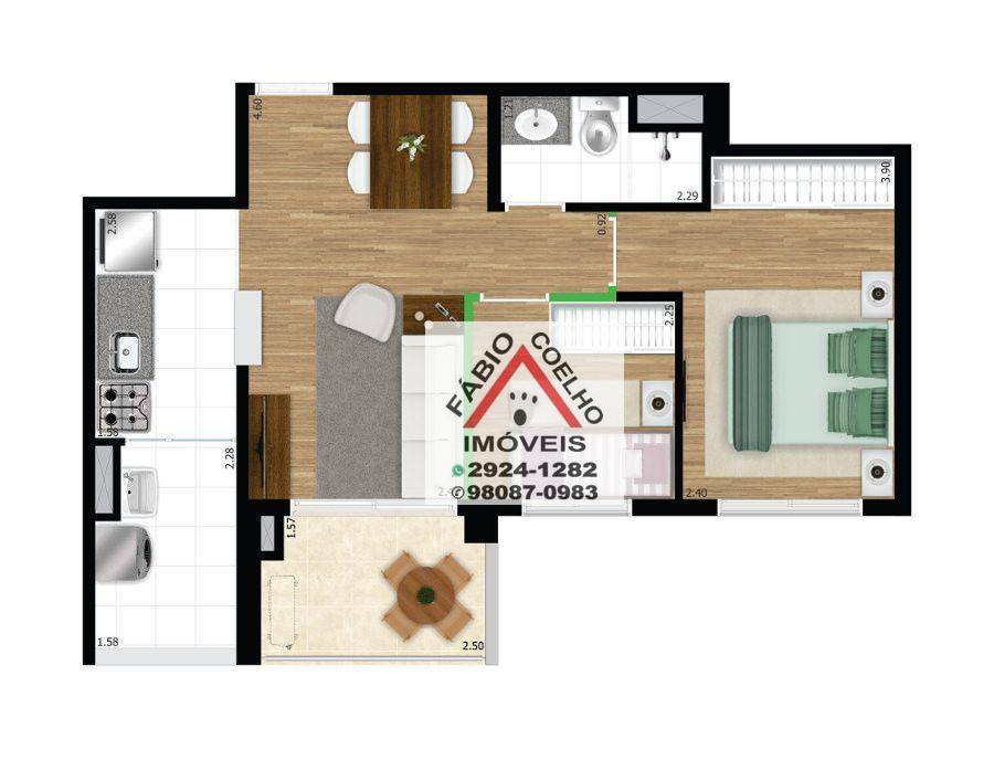 Apartamento à venda com 2 quartos, 50m² - Foto 26