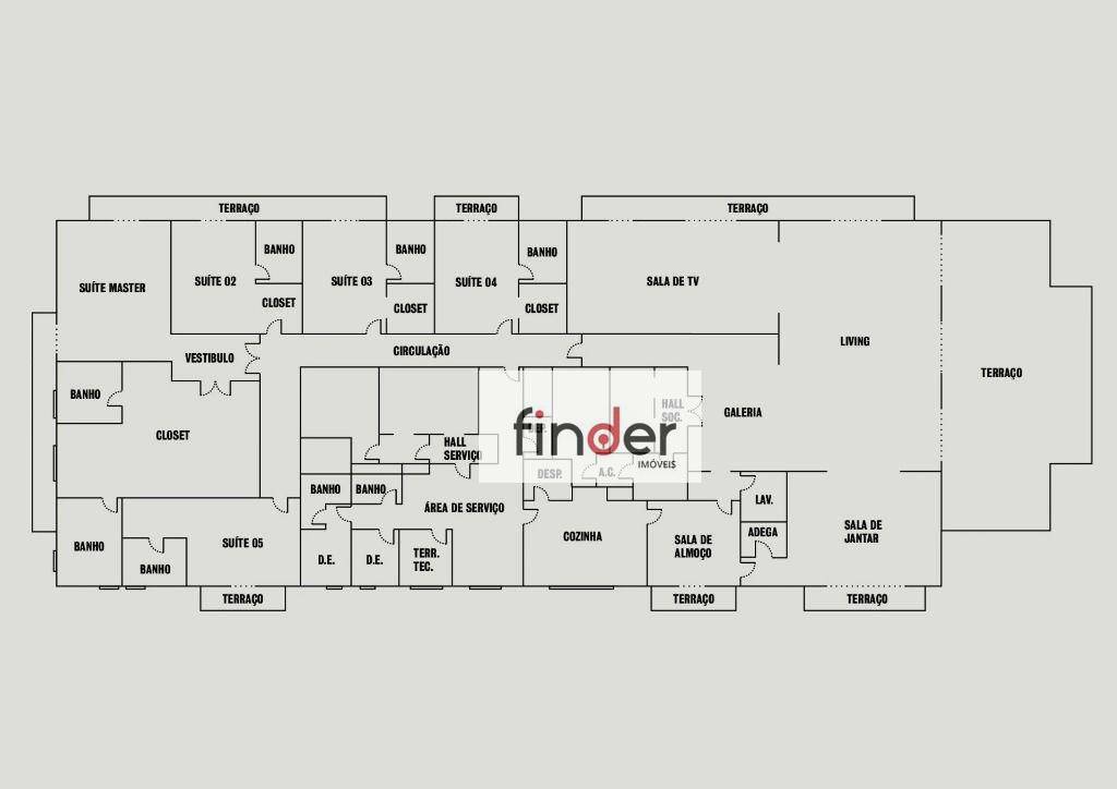 Apartamento para alugar com 5 quartos, 734m² - Foto 22