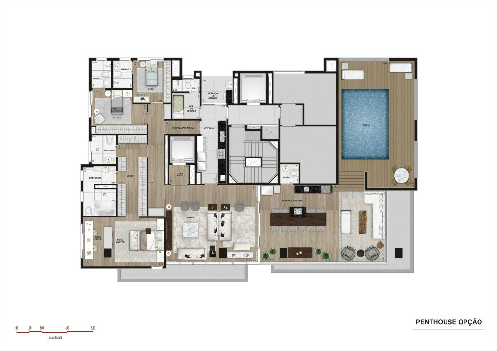 Apartamento à venda com 3 quartos, 181m² - Foto 9