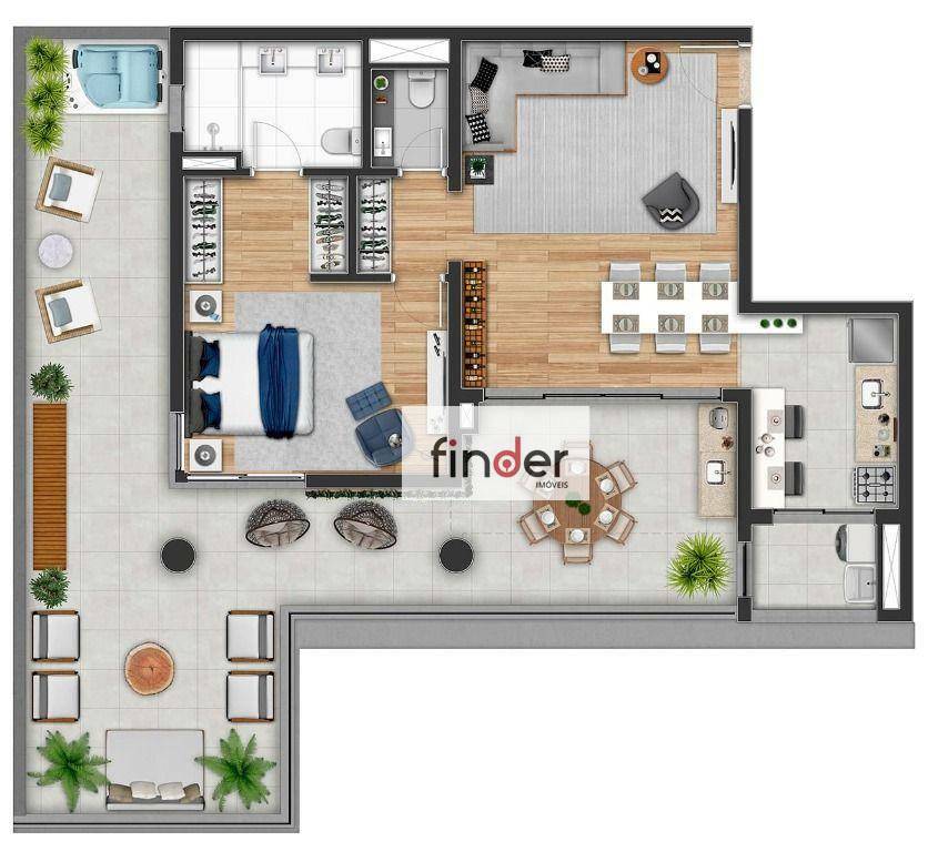 Apartamento à venda com 3 quartos, 163m² - Foto 52